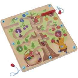 TOOKY TOY Labirynt Drzewko Owocowe Magnetyczne Nauka Liczenia Tooky Toy