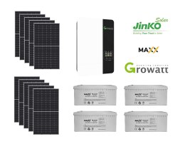 Zestaw off grid 4,6kW PV, 5kW AC, 10kWh pojemności PV OFF-GRID