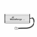 MediaRange USB flash disk, USB USB 3.0 (3.2 Gen 1), 16GB, srebrny, MR915, USB A, wysuwany