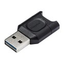 Kingston czytnik USB 3.0 (3.2 Gen 1), MobileLite Plus microSD, microSD, zewnętrzny, czarna, złącze USB A