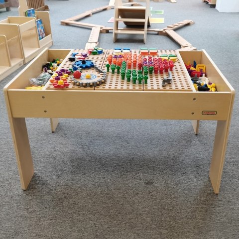 MASTERKIDZ Drewniany Stół Edukacyjny + AKCESORIA STEM WALL Masterkidz MASTERKIDZ Drewniany Stół Edukacyjny + AKCESORIA STEM WALL Masterkidz