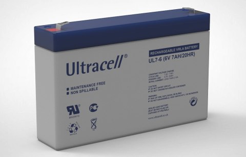 Akumulator AGM ULTRACELL UL 6V 7Ah ULTRACELL Akumulator AGM ULTRACELL UL 6V 7Ah ULTRACELL