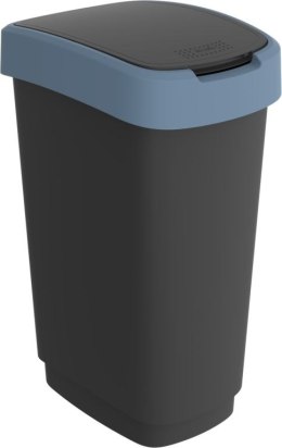 Kosz na śmieci Twist, 50 l, niebieski Rotho