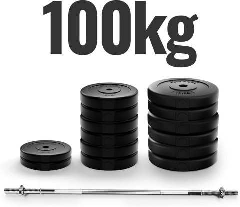 PHYSIONIC Zestaw ciężarów, 94 kg, Physionics PHYSIONIC Zestaw ciężarów, 94 kg, Physionics