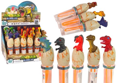 Bańki Mydlane Dinozaury 18 cm Różne Kolory LEAN TOYS Bańki Mydlane Dinozaury 18 cm Różne Kolory LEAN TOYS