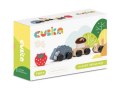 Drewniana Zabawka Mądry Jeżyk Wagoniki Truskawka Grzybek 15467 LEAN Toys