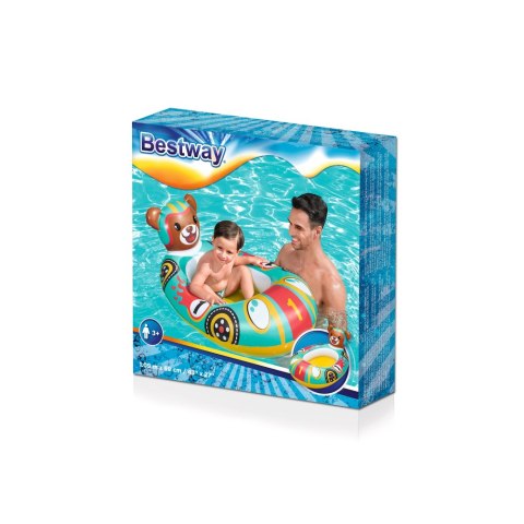 Dmuchana Łódka Miś 109 cmx 69 cm Bestway 34170 Bestway Dmuchana Łódka Miś 109 cmx 69 cm Bestway 34170 Bestway