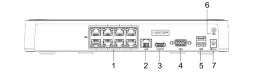 Rejestrator IP Hilook 4MP NVR-8CH-4MP/8P white HILOOK