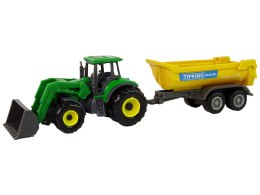 Pojazd Rolniczy Traktor Przyczepka D Zielony LEAN Toys