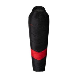 Śpiwór Alpinus Classic 1250 215 cm x 80 cm x 50cm czarno-czerwony AC18648 Prawy