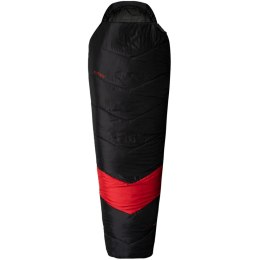Śpiwór Alpinus Classic 1250 215 cm x 80 cm x 50cm czarno-czerwony AC18648 Prawy