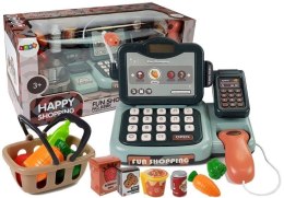 Zestaw Sklepowy Kasa z Mikrofonem Dźwiękiem Terminalem LEAN Toys