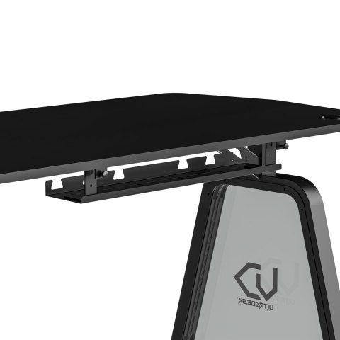 ULTRADESK Biurko dla gracza BOOSTER, 136x70,5 cm, 75 cm, podświetlenie RGB, uchwyt na słuchawki i napój ULTRADESK Biurko dla gracza BOOSTER, 136x70,5 cm, 75 cm, podświetlenie RGB, uchwyt na słuchawki i napój