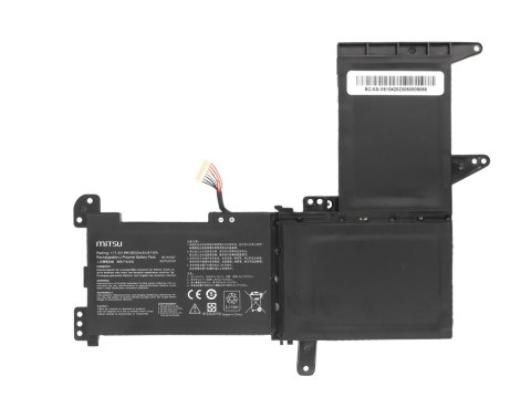 Bateria Mitsu do Asus Vivobook 15 X510, S15 S510UA S510UQ Bateria Mitsu do Asus Vivobook 15 X510, S15 S510UA S510UQ