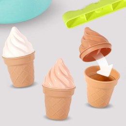 WOOPIE Zestaw do Piasku FUN ICE CREAM Lody 2w1 Fabryka Śnieżek 15 el.