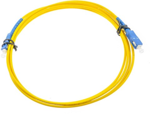PATCHCORD ŚWIATŁOWODOWY SM 2M SIMPLEX 9/125, SC/UPC-SC/UPC 3MM OPTIX PATCHCORD ŚWIATŁOWODOWY SM 2M SIMPLEX 9/125, SC/UPC-SC/UPC 3MM OPTIX