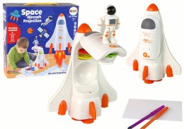 Projektor Rzutnik Z 18 Slajdami Statek Kosmiczny LEAN Toys