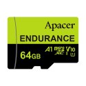 Apacer Karta pamięci Endurance, 64GB, micro SDXC, AP64GEDM0D05-R, UHS-I U3 (Class 10), V30, A1