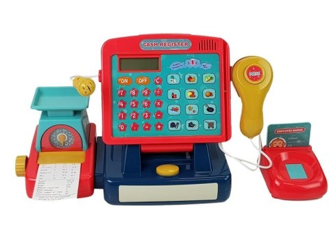 Kasa Fiskalna Dźwięk Terminal Czytnik Waga Mikrofon LEAN Toys Kasa Fiskalna Dźwięk Terminal Czytnik Waga Mikrofon LEAN Toys