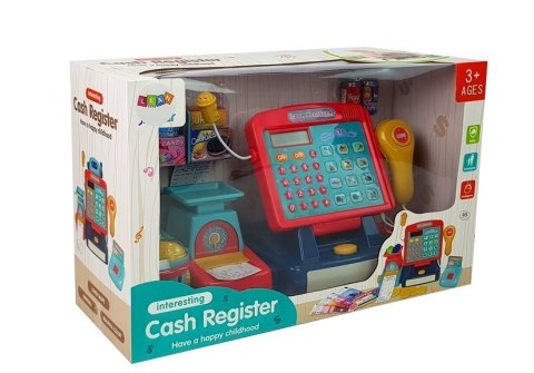 Kasa Fiskalna Dźwięk Terminal Czytnik Waga Mikrofon LEAN Toys Kasa Fiskalna Dźwięk Terminal Czytnik Waga Mikrofon LEAN Toys