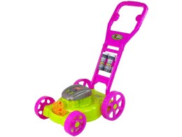 Kosiarka Maszyna do Baniek Mydlanych Różowa Bańki Mydlane Muzyka LEAN Toys