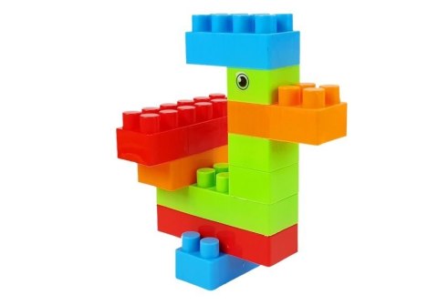 Duży Zestaw Klocki Konstrukcyjne w worku 320 elementów LEAN Toys Duży Zestaw Klocki Konstrukcyjne w worku 320 elementów LEAN Toys