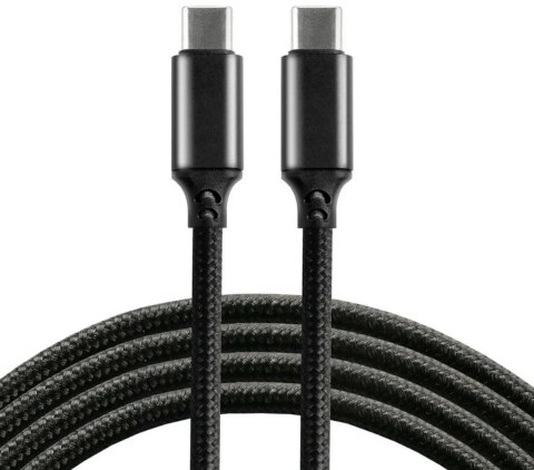KABEL USB-C -> USB-C everActive CBB-1PD5 100cm PD 100W 5A EVERACTIVE KABEL USB-C -> USB-C everActive CBB-1PD5 100cm PD 100W 5A EVERACTIVE