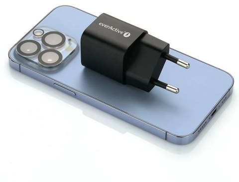 ŁADOWARKA SIECIOWA everActive GaN SC-390QB 30W 1xUSB-C 1xUSB-A PD PPS EVERACTIVE ŁADOWARKA SIECIOWA everActive GaN SC-390QB 30W 1xUSB-C 1xUSB-A PD PPS EVERACTIVE