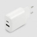 ŁADOWARKA SIECIOWA everActive SC-370Q 25W 1xUSB-C 1xUSB-A PD PPS EVERACTIVE