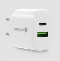 ŁADOWARKA SIECIOWA everActive SC-370Q 25W 1xUSB-C 1xUSB-A PD PPS EVERACTIVE