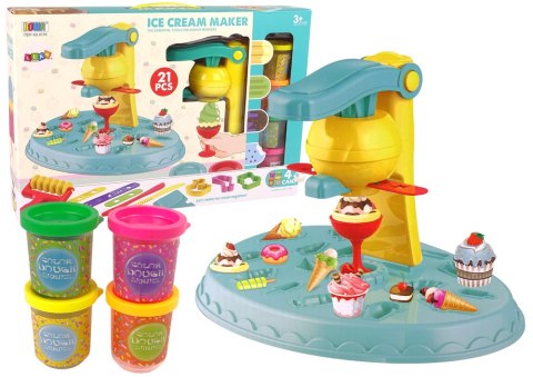 Ciastolina Lodziarnia Zestaw Do Robienia Deserów Lodów LEAN Toys Ciastolina Lodziarnia Zestaw Do Robienia Deserów Lodów LEAN Toys