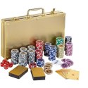 GamesPlanet Poker Set Gold Edition, 300 żetonów 1 - 1000 GamesPlanet®