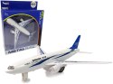 Samolot Pasażerski Boeing 777 Biały Napęd Światła Dźwięki LEAN Toys