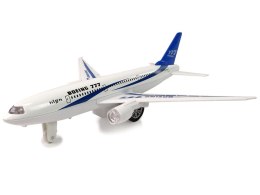 Samolot Pasażerski Boeing 777 Biały Napęd Światła Dźwięki LEAN Toys