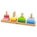 VIGA Drewniany Geometryczny Sorter Labirynt Viga Toys
