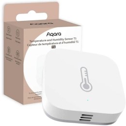 Aqara Temperature & Humidity Sensor T1 | Czujnik temperatury i wilgotności | Biały, TH-S02D AQARA