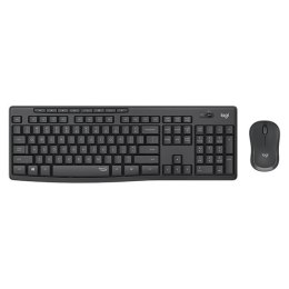 Logitech MK295, zestaw klawiatura z myszą optyczną bezprzewodową, AAA, CZ, multimedialny, 2.4 [GHz], bezprzewodowa, szara