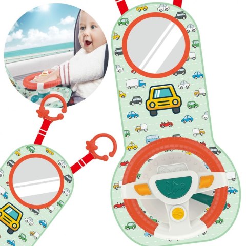 WOOPIE BABY Kierownica Interaktywna Do Samochodu Zestaw Małego Kierowcy Woopie Baby WOOPIE BABY Kierownica Interaktywna Do Samochodu Zestaw Małego Kierowcy Woopie Baby