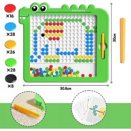 WOOPIE Tablica Magnetyczna dla Dzieci Montessori MagPad Dinozaur Woopie