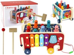Drewniana Gra Zręcznościowa Dla Dzieci Whaca-mole LEAN Toys