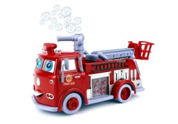 Auto Straż Pożarna Bańki Mydlane Jeździ Gra LEAN Toys