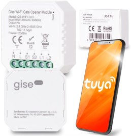 GISE SMART Gate module Moduł do sterowania bramą Tuya WiFi GEN 2 GISE