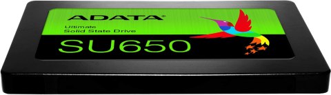DYSK SSD ADATA Ultimate SU650 512G 2.5 S3 3D ADATA DYSK SSD ADATA Ultimate SU650 512G 2.5 S3 3D ADATA