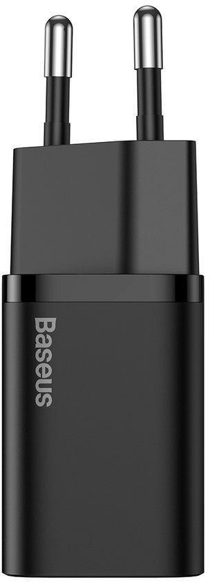 ŁADOWARKA SIECIOWA Baseus Super Si Quick Charger 1C TZCCSUP-L01 25W 1x USB-C PD 3.0 QC 3.0 + KABEL BASEUS ŁADOWARKA SIECIOWA Baseus Super Si Quick Charger 1C TZCCSUP-L01 25W 1x USB-C PD 3.0 QC 3.0 + KABEL BASEUS