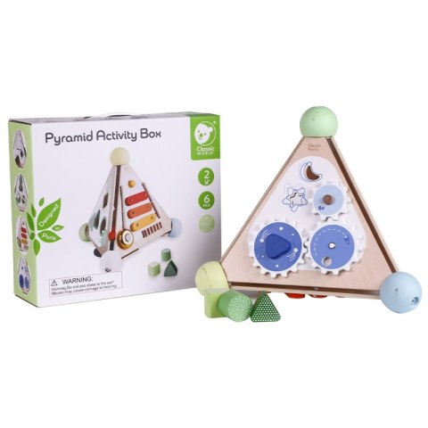 CLASSIC WORLD Piramida Aktywności Activity Box 4w1 Classic World CLASSIC WORLD Piramida Aktywności Activity Box 4w1 Classic World