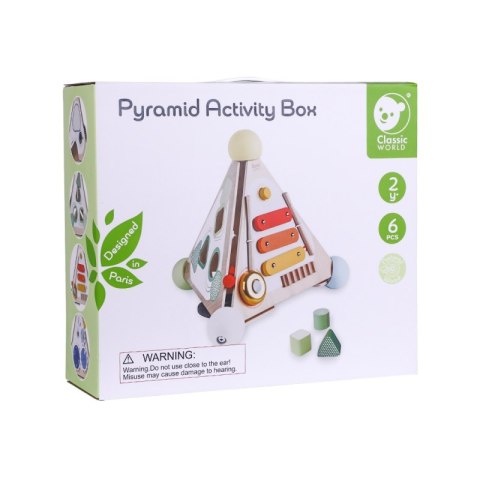 CLASSIC WORLD Piramida Aktywności Activity Box 4w1 Classic World CLASSIC WORLD Piramida Aktywności Activity Box 4w1 Classic World