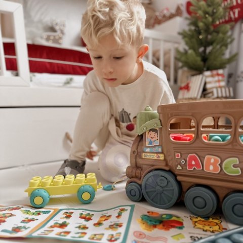 WOOPIE Duży Pociąg Kolejka Ciuchcia Klocki Woopie WOOPIE Duży Pociąg Kolejka Ciuchcia Klocki Woopie