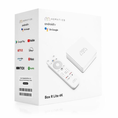 Homatics Box R 4K Android 11 WiFi 2,4 GHz+5 GHz | 2GB RAM | 16GB ROM + dekoder DVB-T2 H.265 ARMAFLEX Homatics Box R 4K Android 11 WiFi 2,4 GHz+5 GHz | 2GB RAM | 16GB ROM + dekoder DVB-T2 H.265 ARMAFLEX