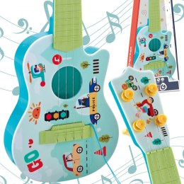 WOOPIE Gitara Akustyczna dla Dzieci Zielona 43 cm