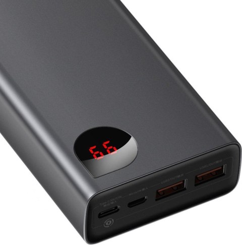 Powerbank Baseus Adaman Digital Display PPIMDA-D01 20000mAh 65W PD QC 4.0 2x USB-A 1x USB-C + KABEL BASEUS Powerbank Baseus Adaman Digital Display PPIMDA-D01 20000mAh 65W PD QC 4.0 2x USB-A 1x USB-C + KABEL BASEUS